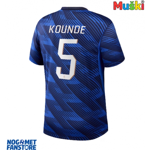 Francuska Jules Kounde #5 Domaci Dres SP 2026 Kratak Rukav